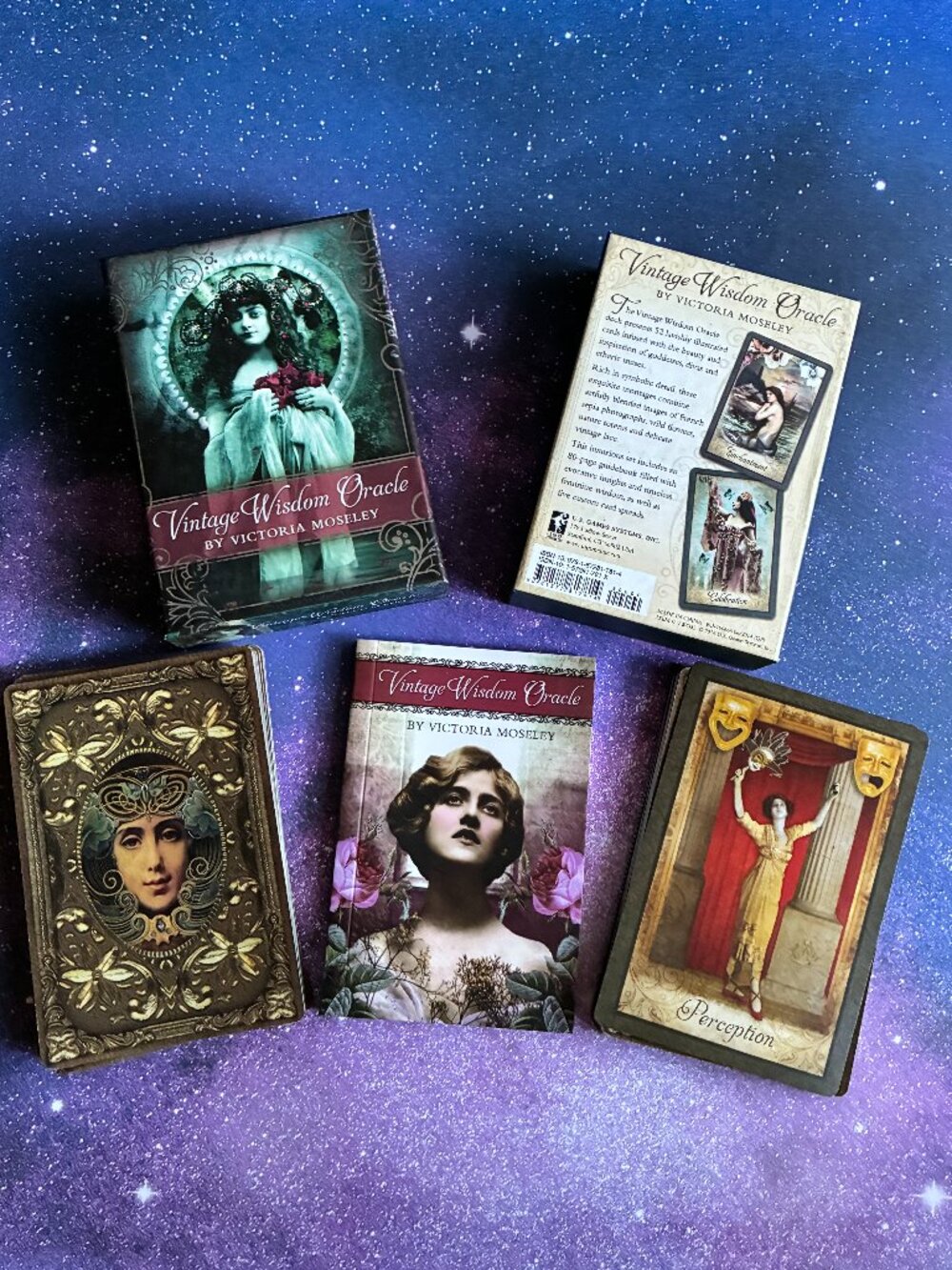 Vintage Wisdom Tarot created by artist Victoria Moseley